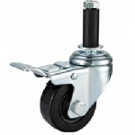 Thread Stem Rubber Caster