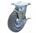 PU Caster with Side Brake