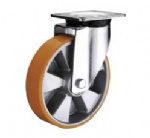 Aluminium core PU Caster Swivel