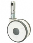 Cental lock twin caster