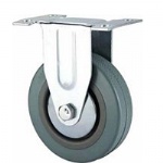 Light duty grey rubber caster