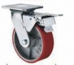 Cast iron PU Castor Brake